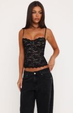 All Mine Lace Bustier Black - Image 2