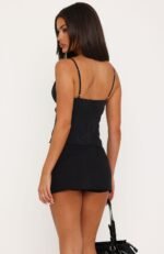 Take A Stance Mini Skort Black - Image 4