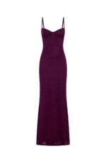 Blossom Belle Maxi Dress Plum - Image 4