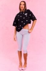 The Social Club Lottie Oversized Tee Black - Image 2