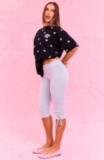 The Social Club Lottie Oversized Tee Black - Image 5