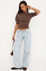 Chelsea Low Rise Straight Leg Jeans Glacier Blue Wash - Image 2