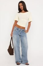 Cool Down Short Sleeve Top Butter - Image 5