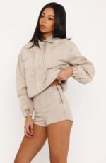 Cooler Than You Denim Shorts Sesame Wash - Image 3