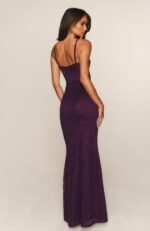 Blossom Belle Maxi Dress Plum - Image 3